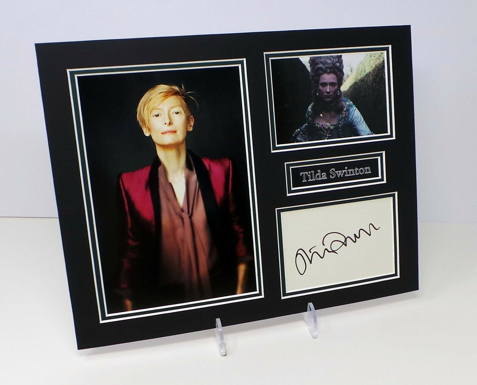 Tilda SWINTON Signed Mounted Photo Poster painting Display AFTAL RD COA Narnia White Witch