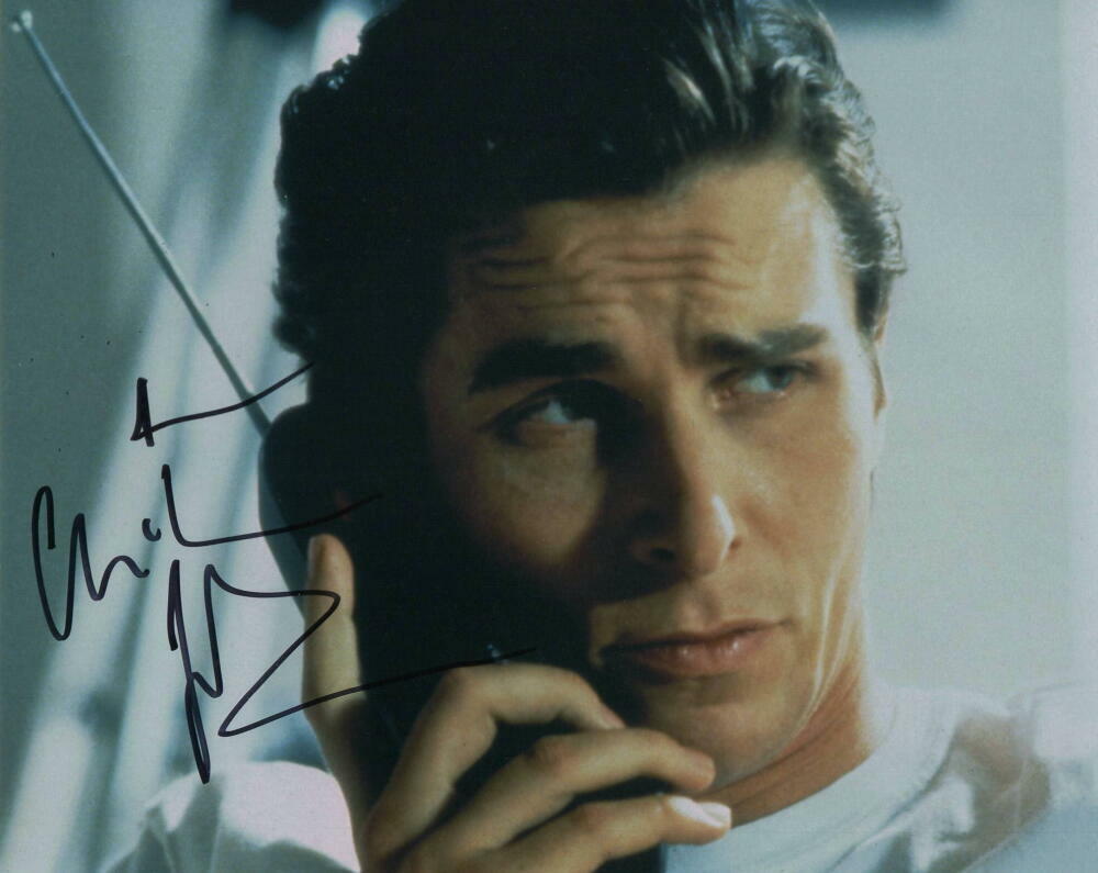 CHRISTIAN BALE SIGNED AUTOGRAPH 8X10 Photo Poster painting - AMERICAN PSYCHO, PATRICK BATEMAN B