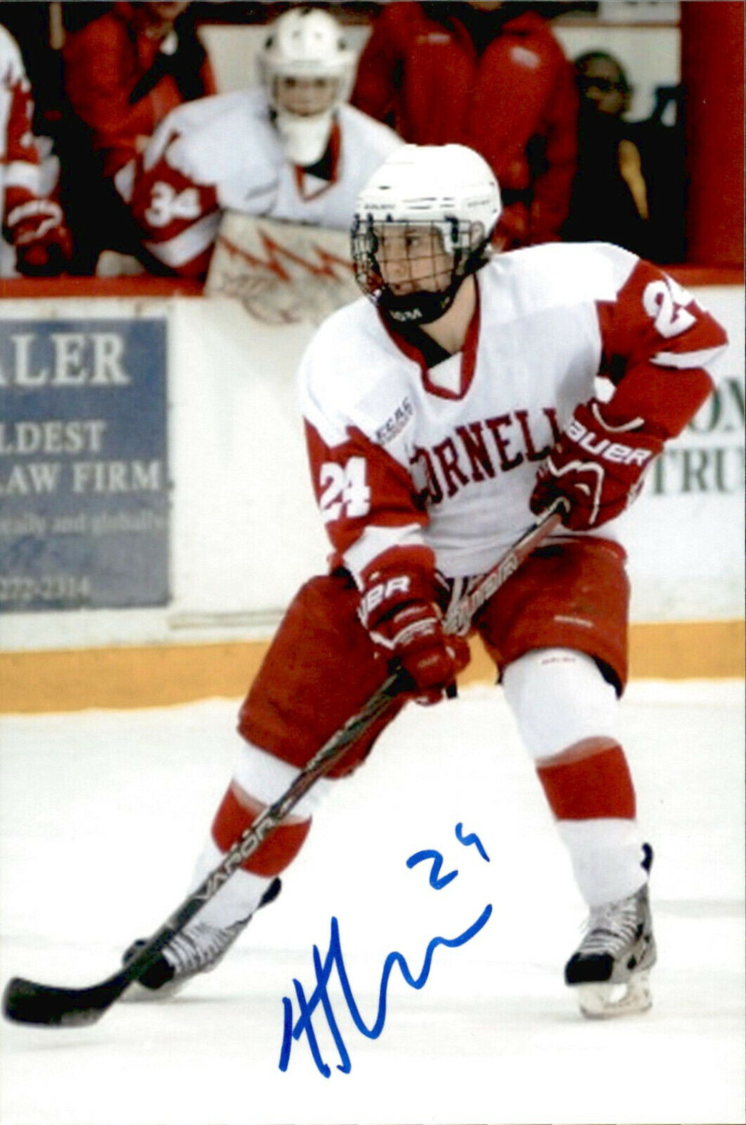 Hayleigh Cudmore SIGNED 4x6 Photo Poster painting CALGARY INFERNO / CORNELL UNIVERSITY / CANADA