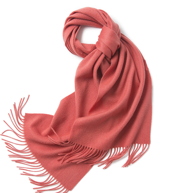 Unisex LambSwool Scarf Pure Color Winter Extra Length Scarf