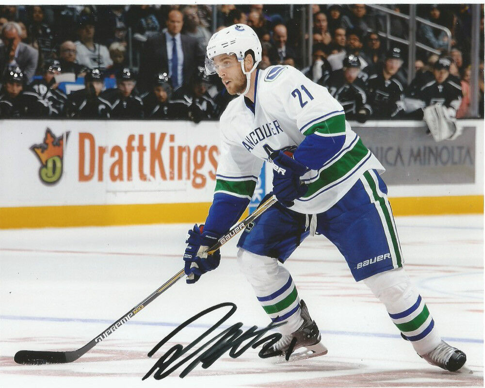 Vancouver Canucks Brandon Sutter Autographed Signed 8x10 NHL Photo Poster painting COA B