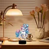 Unicorn Diamond Painting Night Light Diamond Art Lamp Home Decoration (B)