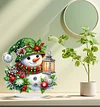 Diamond Painting Acrylic Christmas Atmosphere Snowman Desktop Kit Tabletop Decor