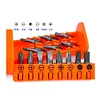 Magnetic Ratchet Screwdriver Set with 14 Bits Easy Handling and Secure Grip