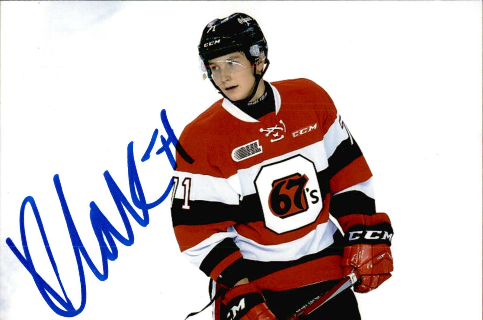 Kody Clark SIGNED 4x6 Photo Poster painting OTTAWA 67'S / WASHINGTON CAPITALS