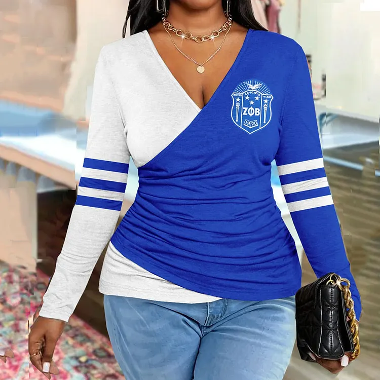 sorority striped slim-fit T-shirt