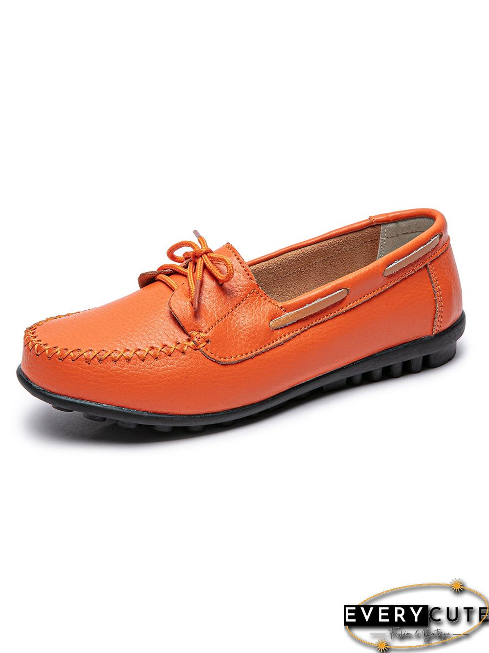 Retro Casual Simple Lace-up Flat Shoes