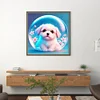 >SALE<Full Embroidery Eco-cotton Thread 11CT Printed Zodiac Dog Cross Stitch 40x40cm