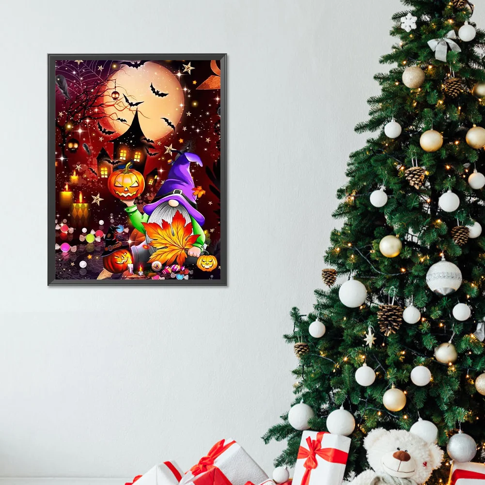 Diamond Painting - Full Round Drill - Spooky Halloween(Canvas|30*40cm)
