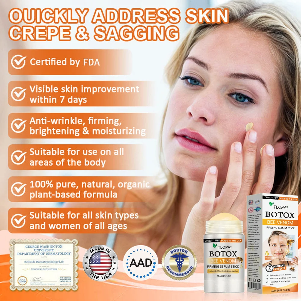 Made and Shipped from USA✨TLOPA&reg; Botox Bee Venom Firming Serum Stick(🔥LAST DAY 70% OFF)💄