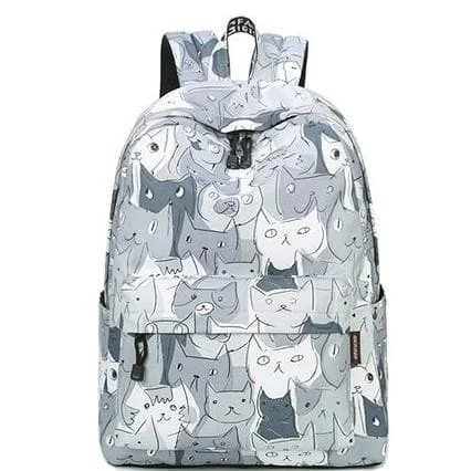 Grey Winner Cats Galore Backpack SP179264