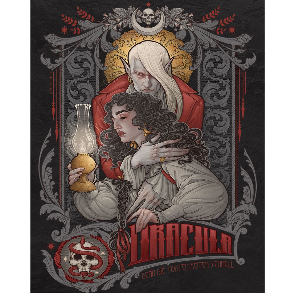 Vampire 40*50cm(canvas) full round drill diamond painting