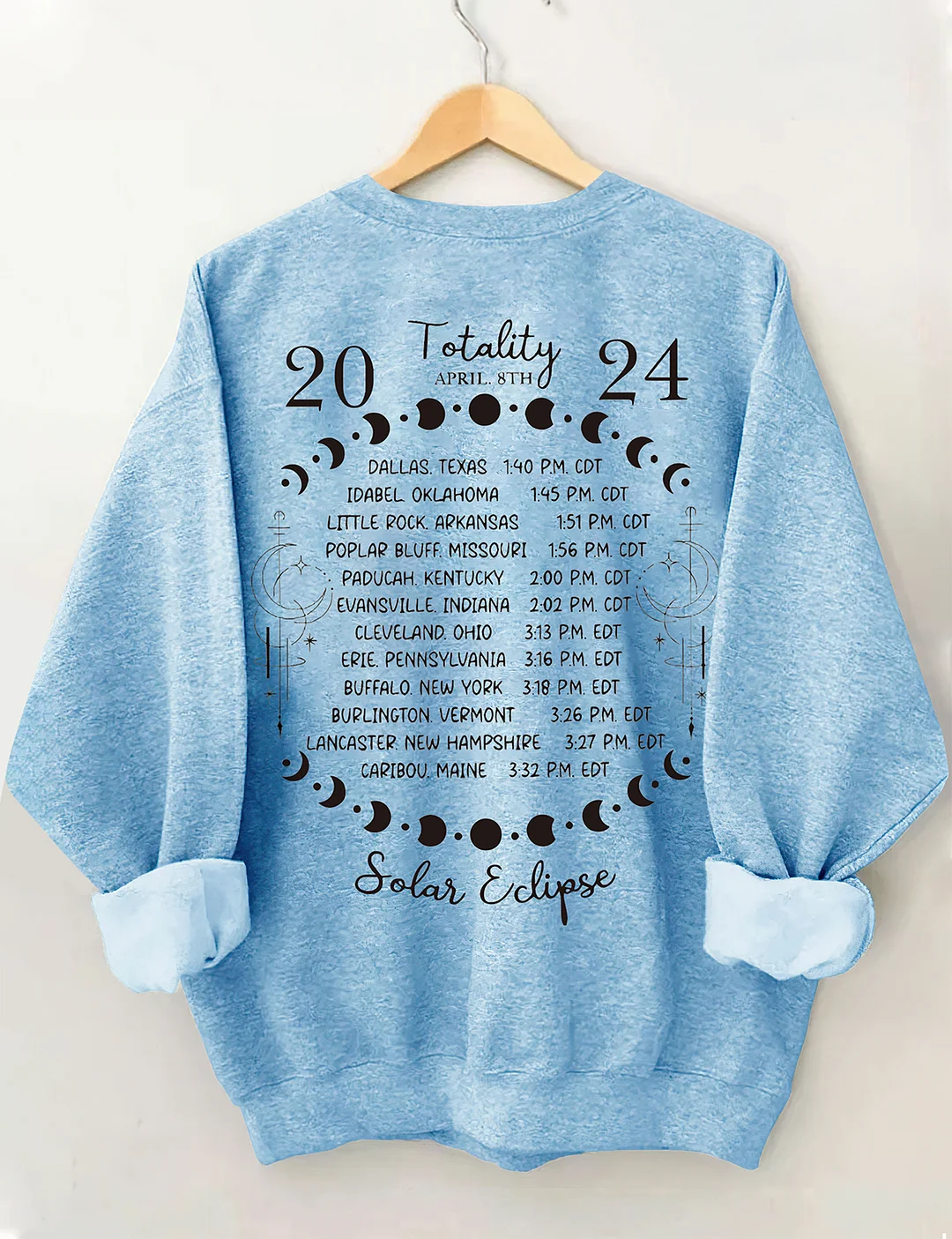 Total Solar Eclipse April 8th 2024 Sweatshirt