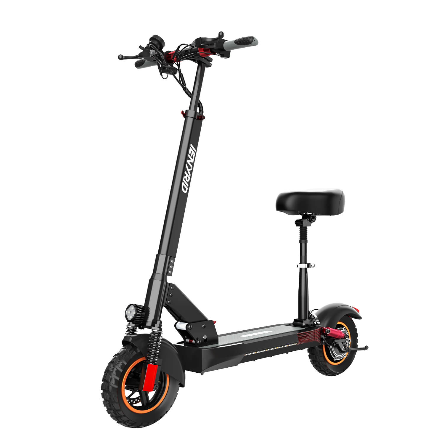 IENYRID M4 Electric Scooter With Seat 45KM/h Max Speed 48V10AH Battery 600W Motor long range 30 km single charge, max load 150kg ienyridescooter