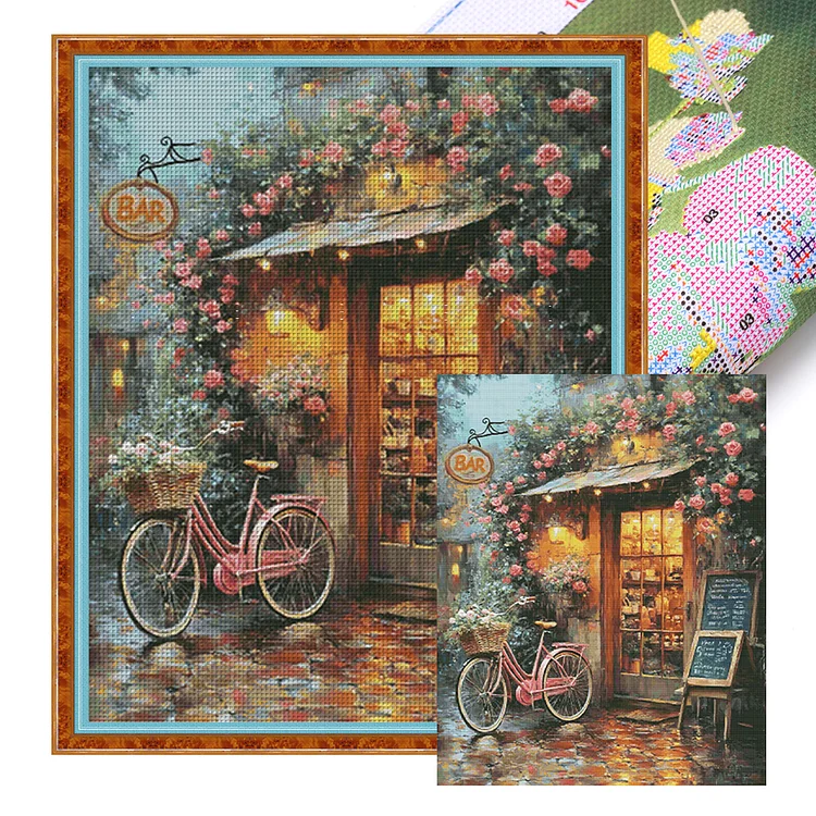 【Fairy Brand】Warm Tavern (80*100cm) 14CT Stamped Cross Stitch(133 colors) gbfke