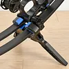 2 Sizes Archery Compound Bow Stand Lightweight Portable Rubber ABS Foldable Hunting Bow Holder Rack for Bowhunting Accessories