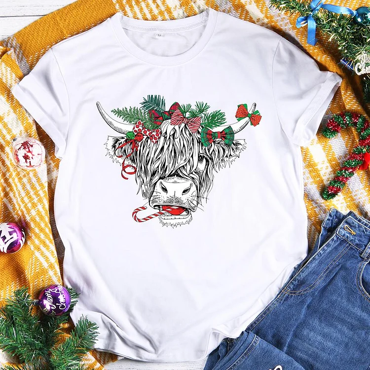 PSL - Christmas Cows T-Shirt Tee -613249