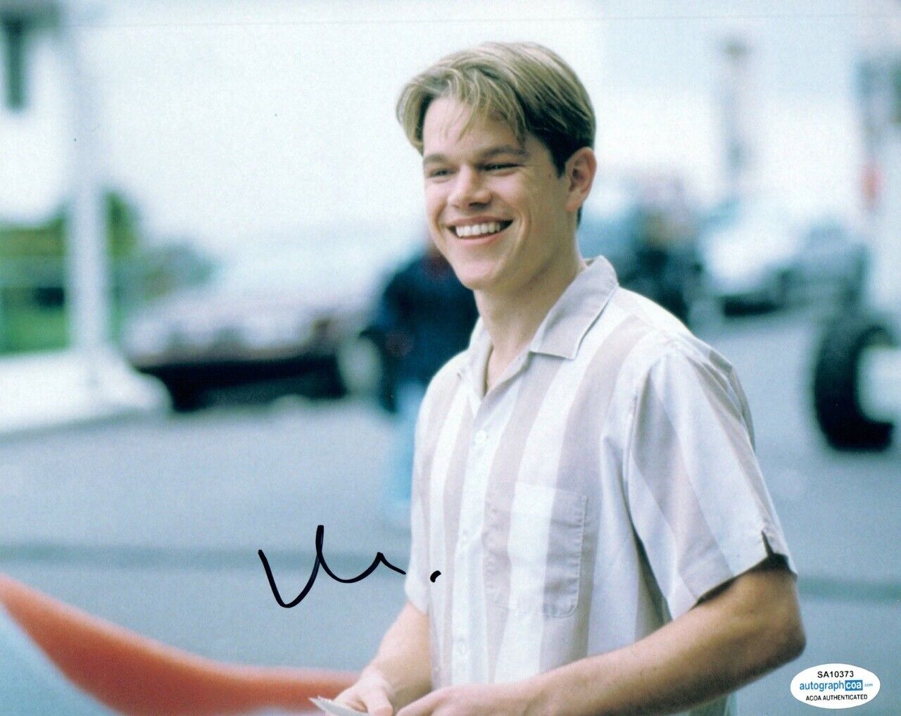 Matt Damon Signed Autographed 8x10 Photo Poster painting Good Will Hunting COA ACOA