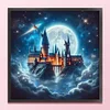 Moon Castle-11CT Stamped Cross Stitch 45*45cm/17.72*17.72in