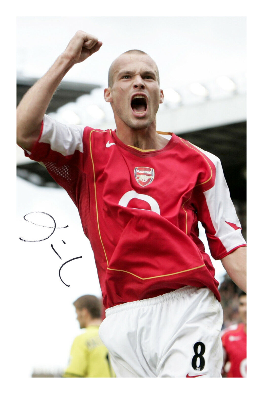 Freddie Ljungberg Signed Autograph Photo Poster painting Print Arsenal FC Football