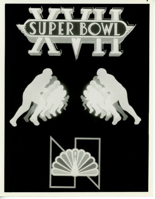 Super Bowl XVII 1982 7x9 Press Photo Poster painting