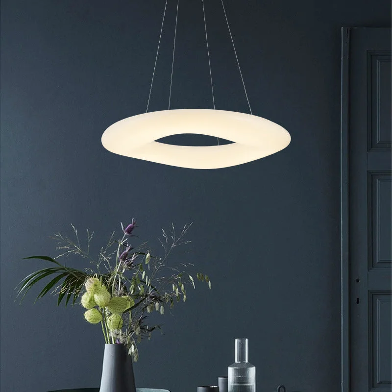 LED Living Room Chandelier Creative Ring Light Luxury Chandelier