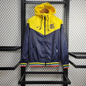 2024/2025 Barcelona Windbreaker Blue Yellow