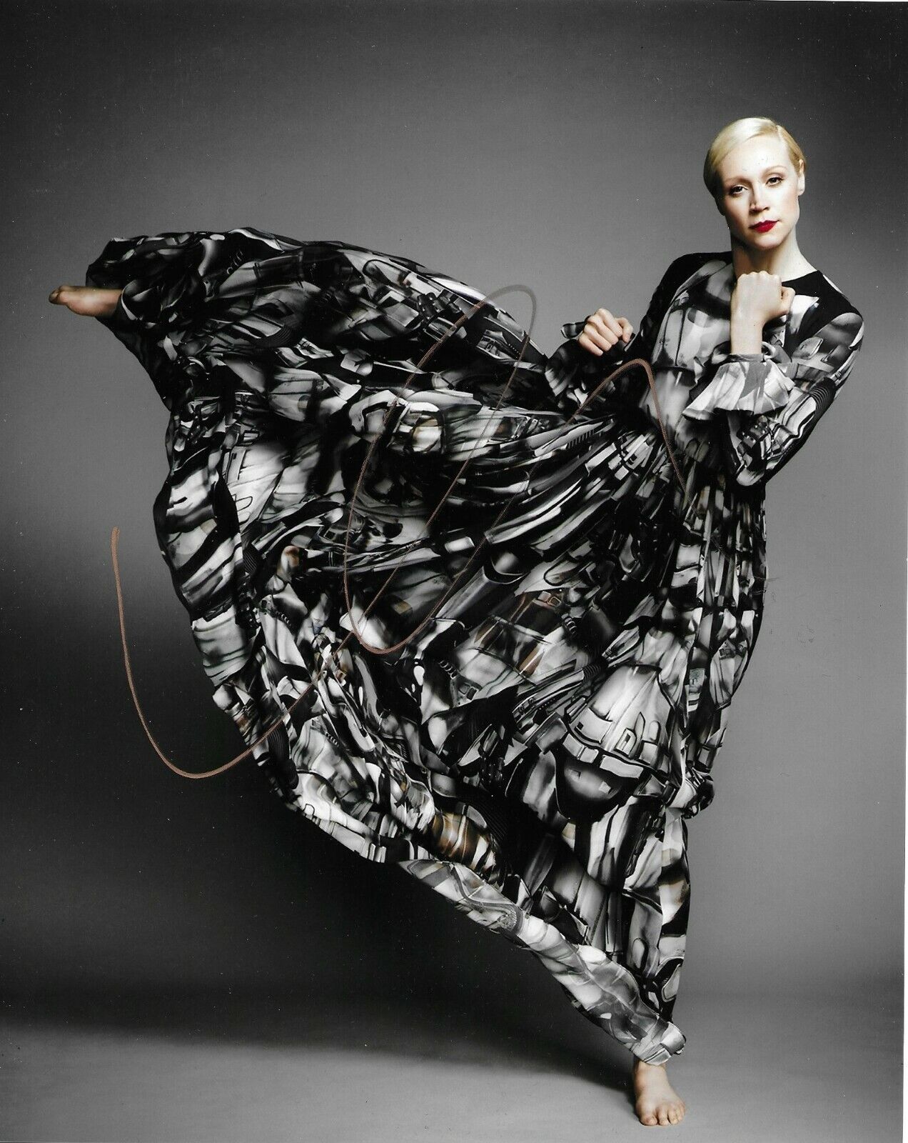 Gwendoline Christie Signed Star Wars 10x8 Photo Poster painting AFTAL