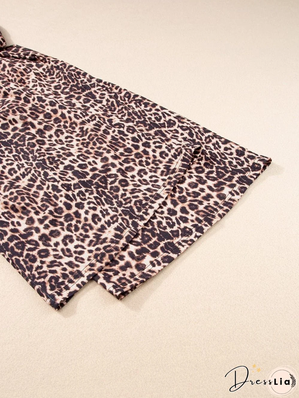 Holiday Leopard Print Pants