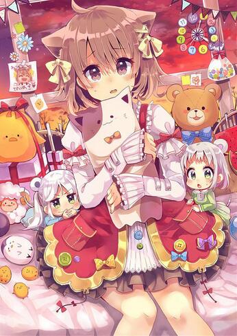 Lot Style Choose Sweet Little Loli Anime Art Silk Poster for Your Home Wall Decor 24x36inch