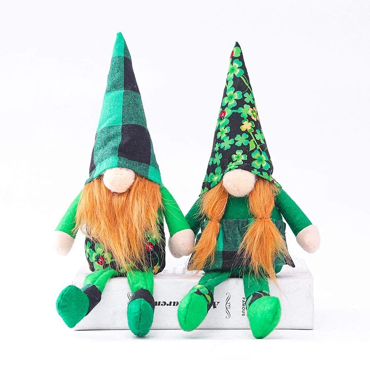 St Patrick's Day Gifts Decor Ornaments Gnomes Leprechaun