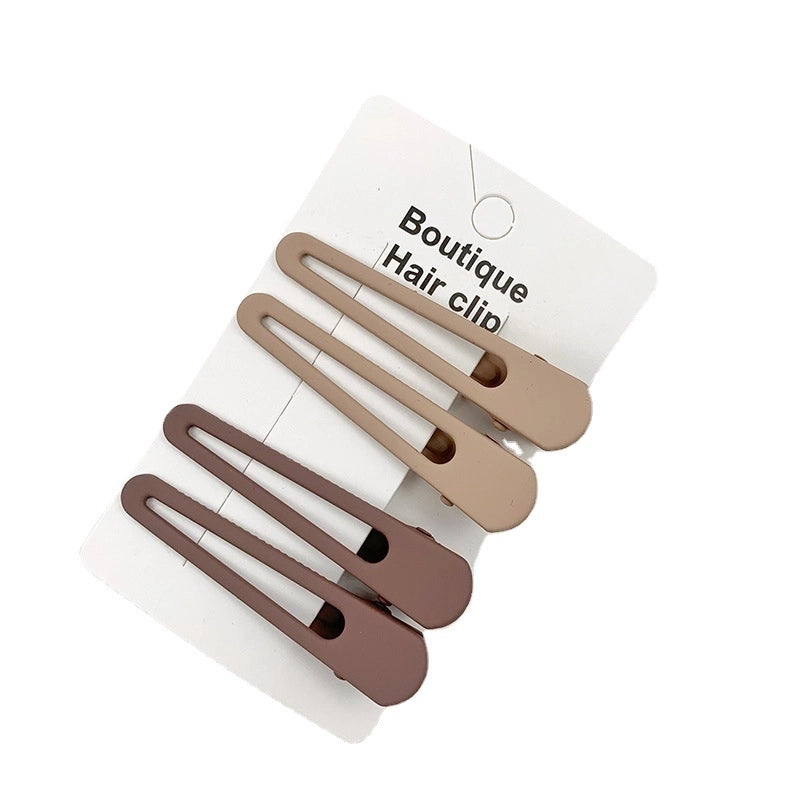 Diy Hairpin Accessories One-word Clip Side Clip Back Head Children's Hairpin Hair Accessories Female Duck Bill Clip BB Clip Grab Clip