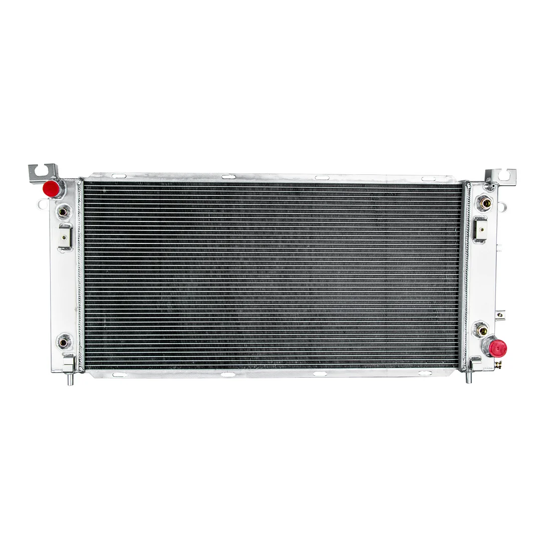 Alloyworks 3 Row Aluminum Radiator For 2014-2020 Chevy Silverado Tahoe 1500 GMC Sierra Yukon XL 6.2L 5.3L V8 43'' W X 19.9'' H