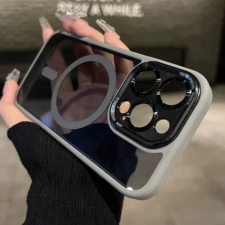 Luxury Magsafe Transparent Phone Case For iPhone  Etrgadget- Smartphone Cases & Covers | Accessories