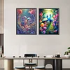 Combo Kit（2PCS)-Diamond Painting-DIY DIY Full Round Drill Parrot Peacock(30*40CM)