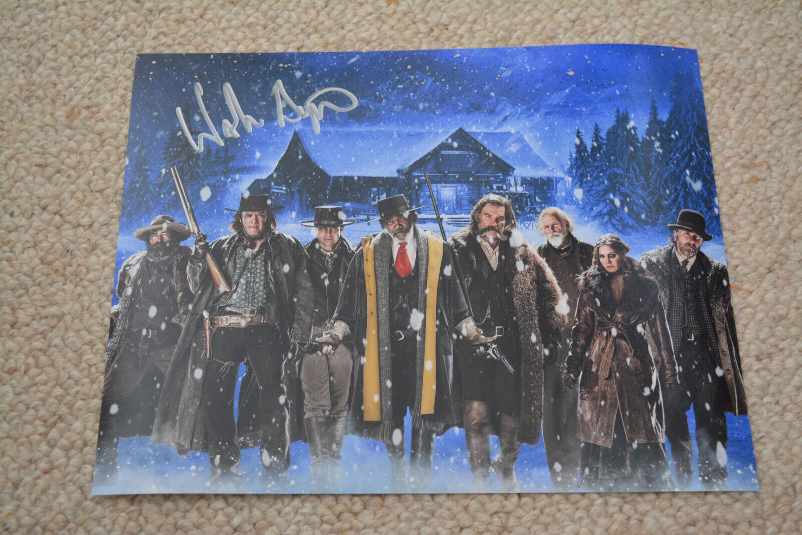 WALTON GOGGINS signed autograph In Person 8x10 20x25cm HATEFUL EIGHT full name !