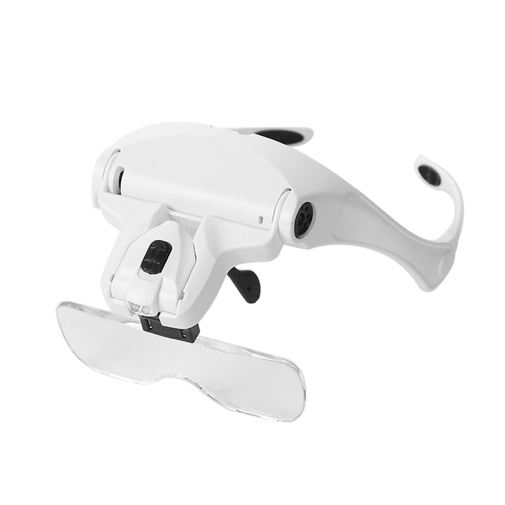 

5 Interchangeable Lens Magnifier Loupe with LED Lights Magnifying Glasses, 501 Original