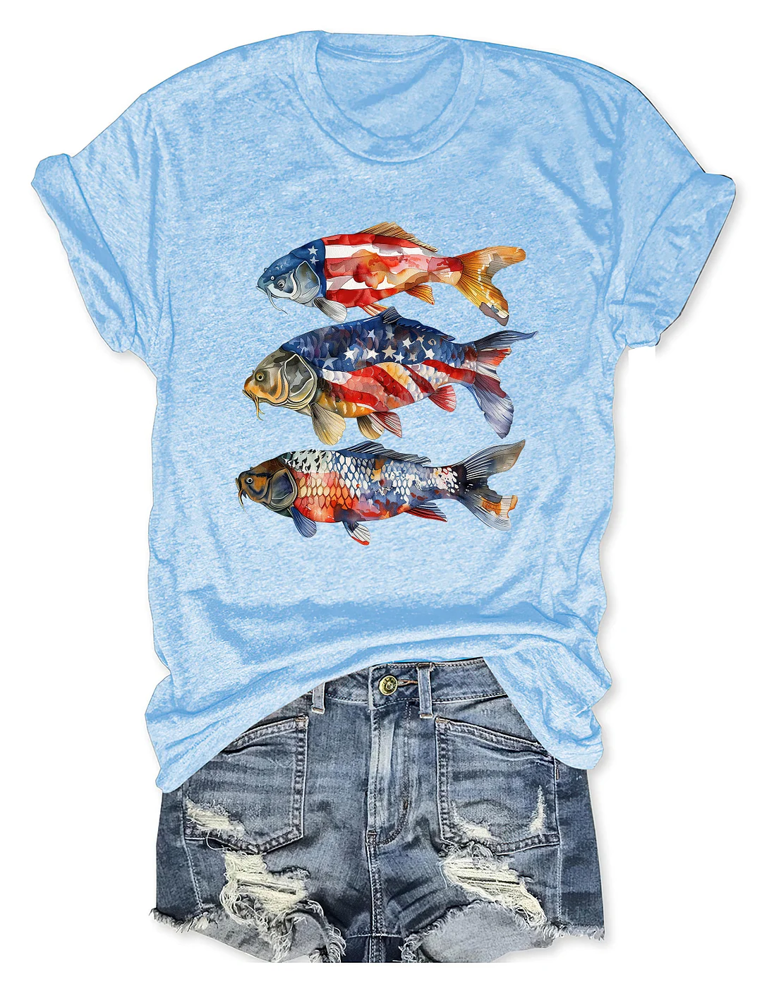 America Fish T-shirt