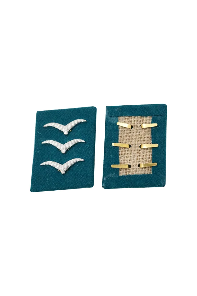   Luftwaffe Field Divisions Obergefreiter Collar Tabs German-Uniform