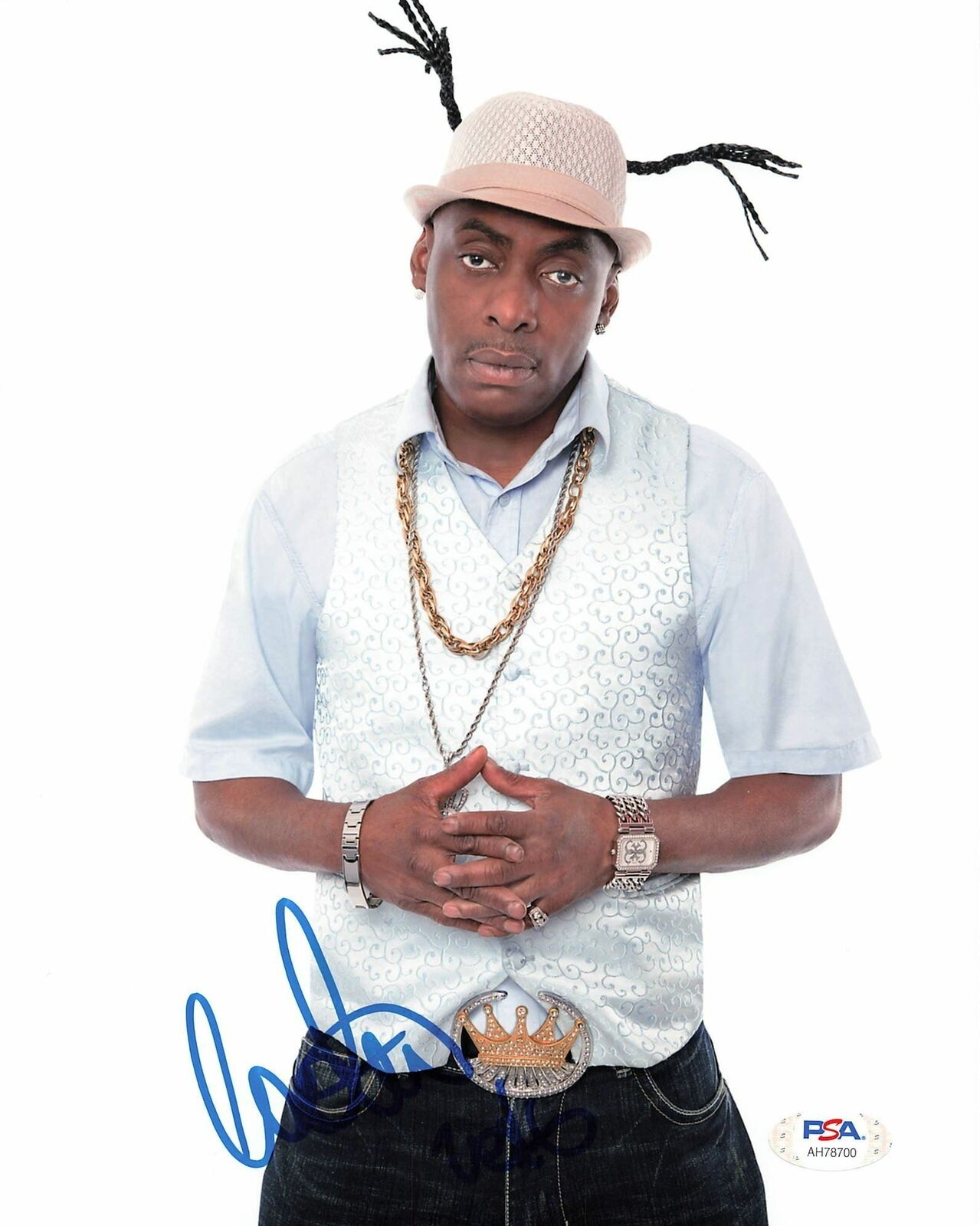 Coolio Artis Leon Ivey Jr. signed 8x10 Photo Poster painting PSA/DNA Autographed Rapper