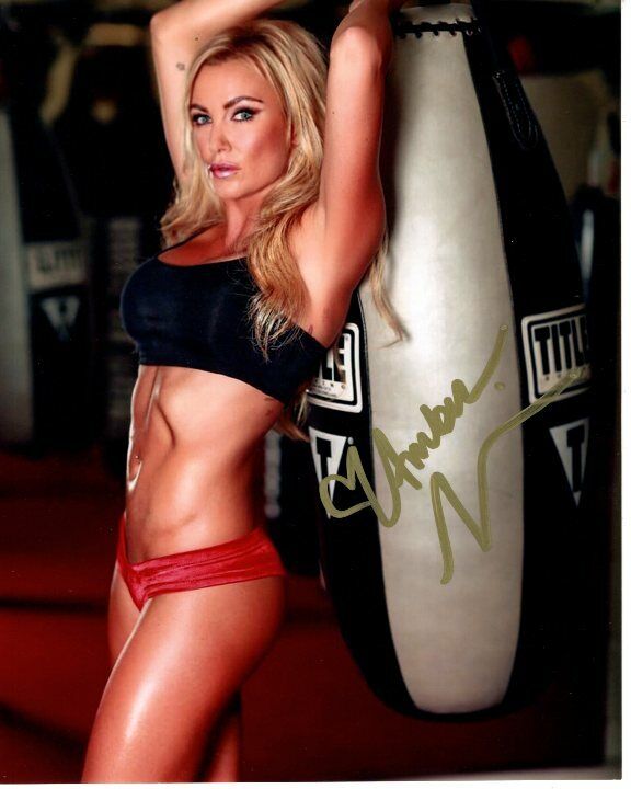 AMBER NICHOLE MILLER signed autographed SEXY 8x10 Photo Poster painting