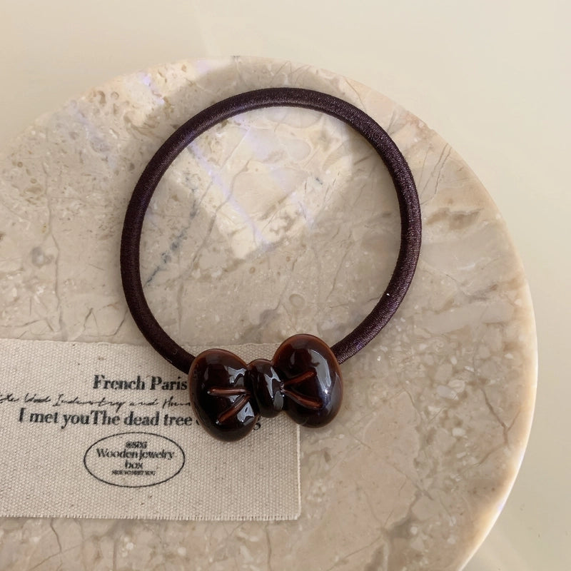 Women’s Sweet Minimalist Bow Knot Acetic Acid Sheets Hair Tie