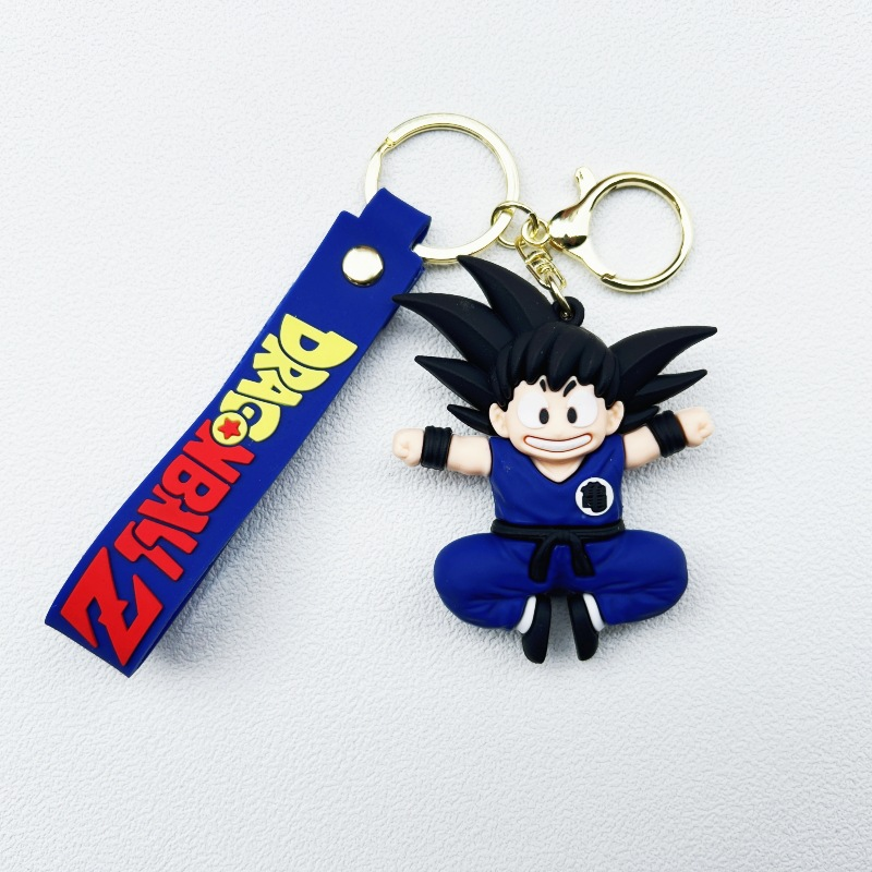 Cartoon Dragon Ball doll Sun Wukong Anime Character Keychain