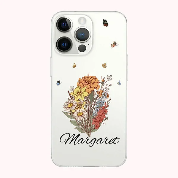 Personalised  iPhone Case with Name  Gift for Grandma Mom