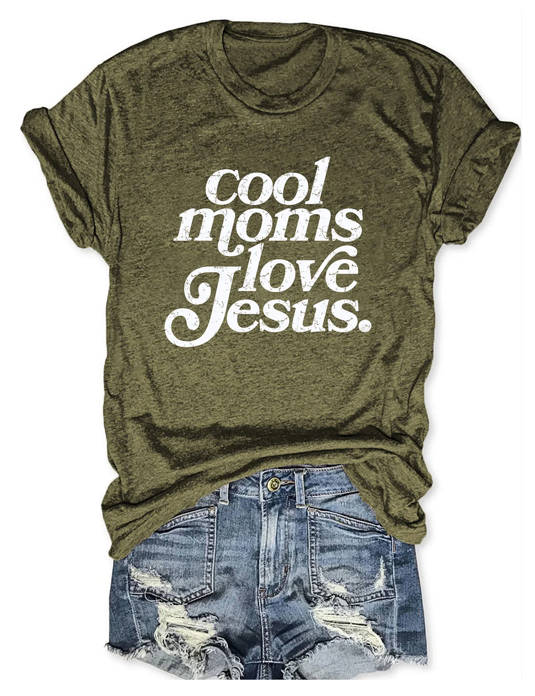 Cool Moms Love Jesus T-shirt