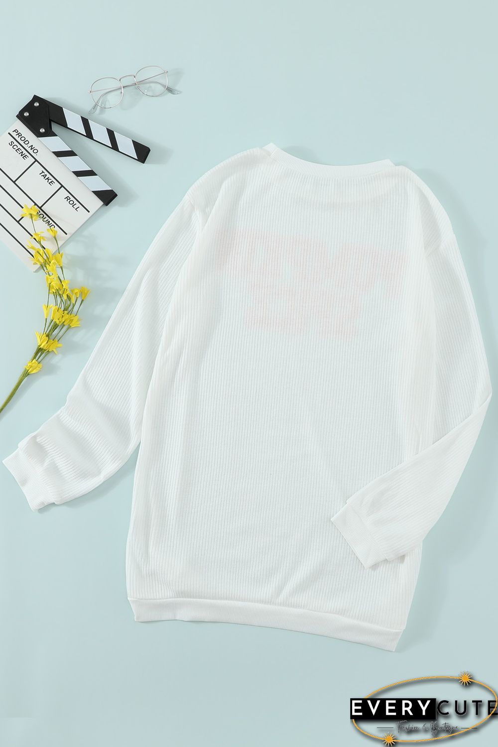 PUMPKIN SPICE Graphic Pullover Knit Top