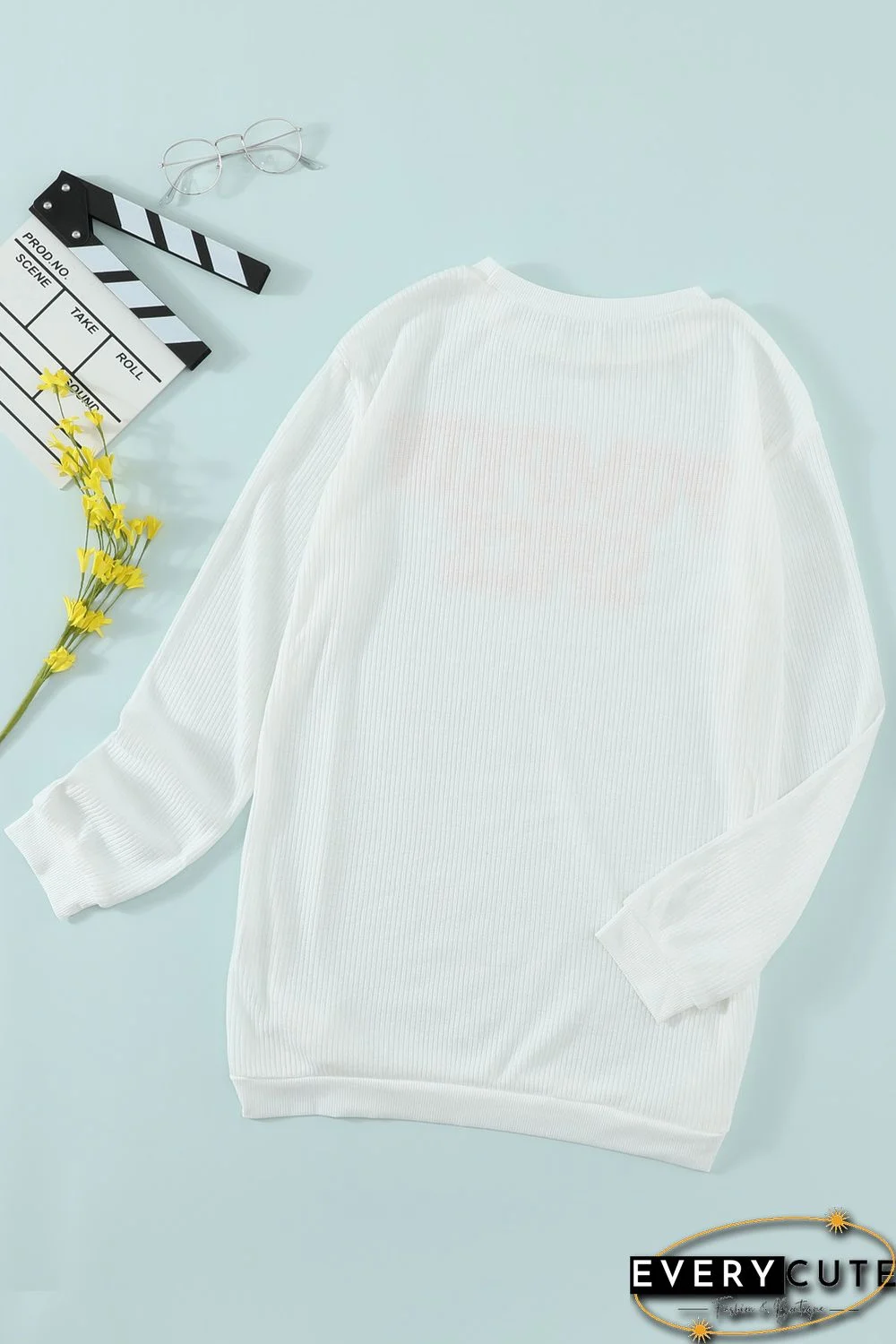 PUMPKIN SPICE Graphic Pullover Knit Top