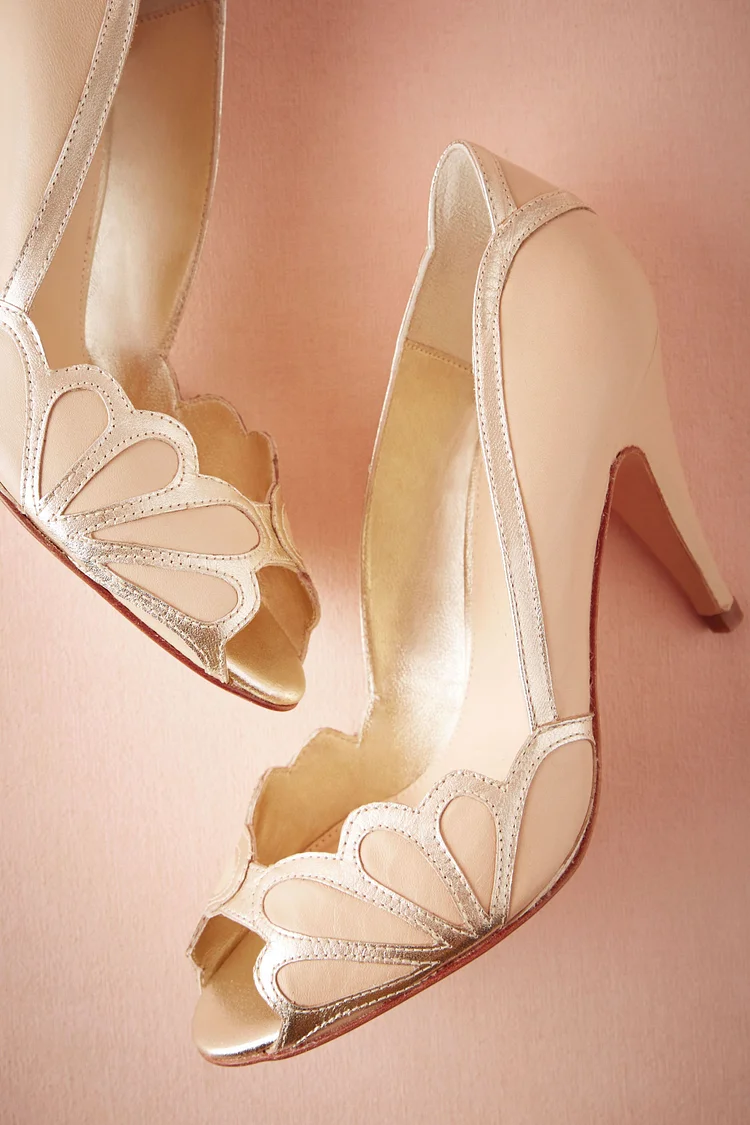 Blush bridal clearance shoes