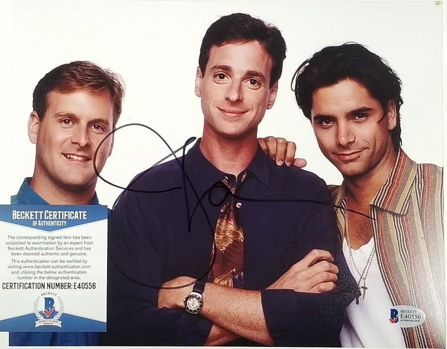 Actor JOHN STAMOS Signed Full House 8x10 Photo Poster painting Autograph (D) ~ Beckett BAS COA