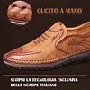 Gioiacombo&trade; Scarpe da uomo in pelle casual traspiranti estive da uomo
